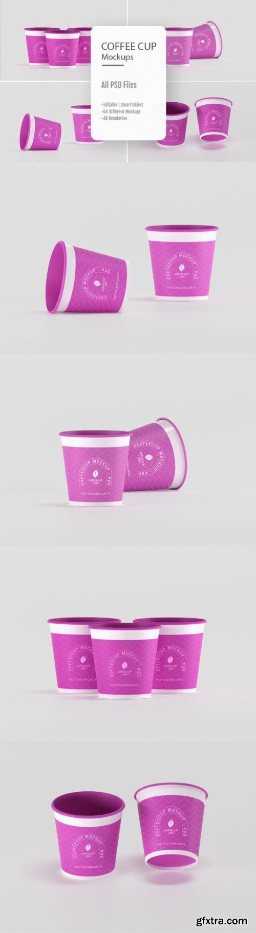 04 PSD Coffee Cup Mockups