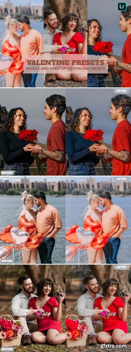 Valentine Presets Lightroom Presets Dekstop Mobile DJLU9JS