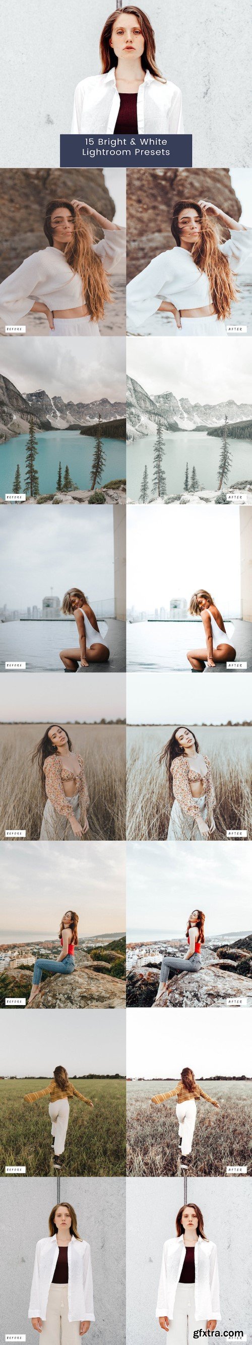 15 Bright & White Lightroom Presets