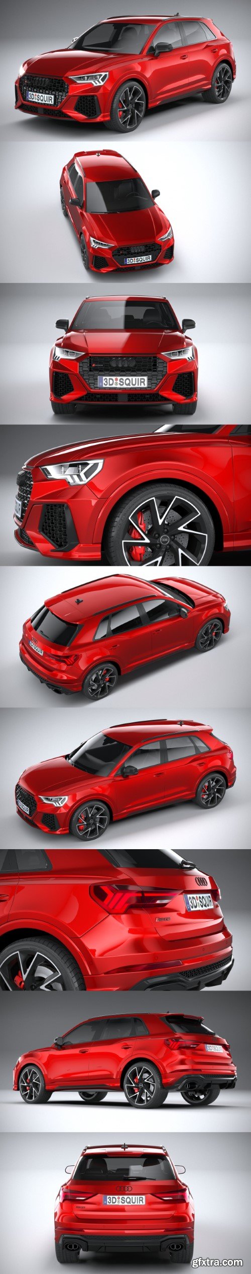 Audi RS Q3 2020 3D Model