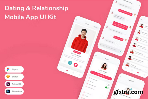 Dating & Relationship Mobile App UI Kit