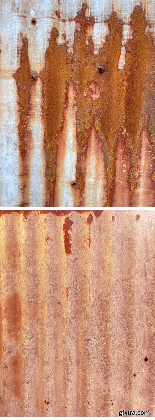 Realistic Rusted Metal Textures Collection