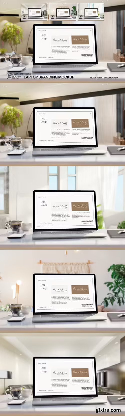 Laptop Branding Mockup