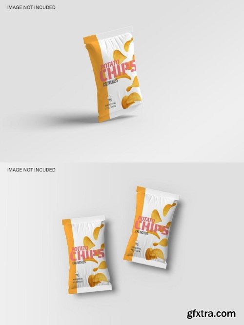 Snack packaging mockup