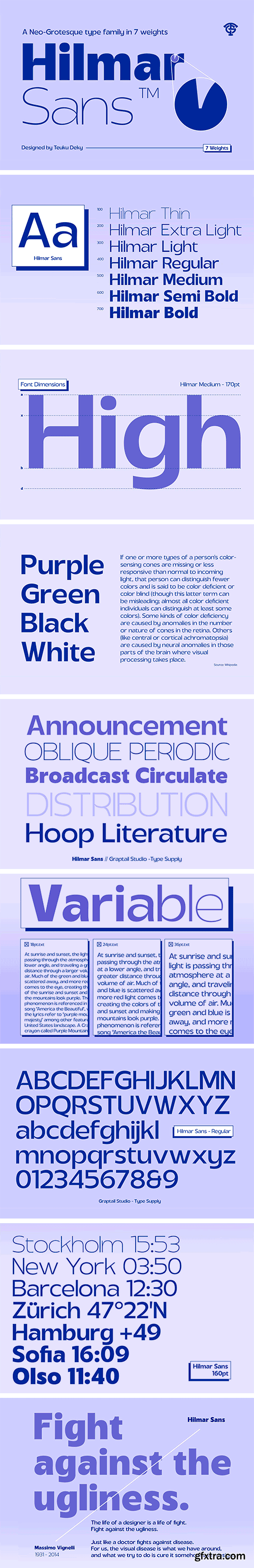 Hilmar Sans Font Family