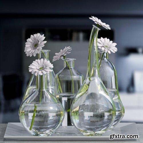 Decorative vases set 4