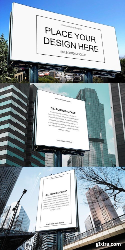 Horizontal billboard mockup