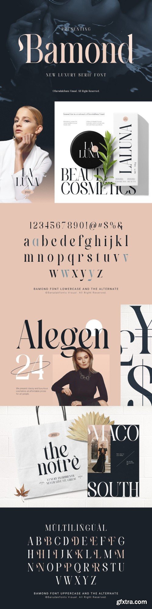 Bamond - Serif Display Font