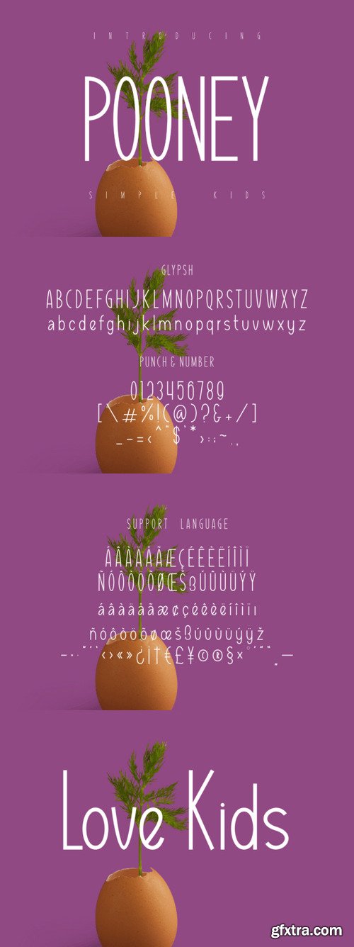 Pooney Font