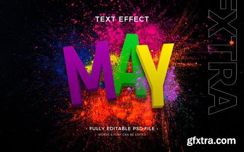 PSD may text effect