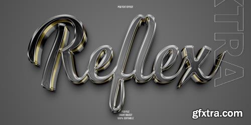 Reflex 3d editable text effect