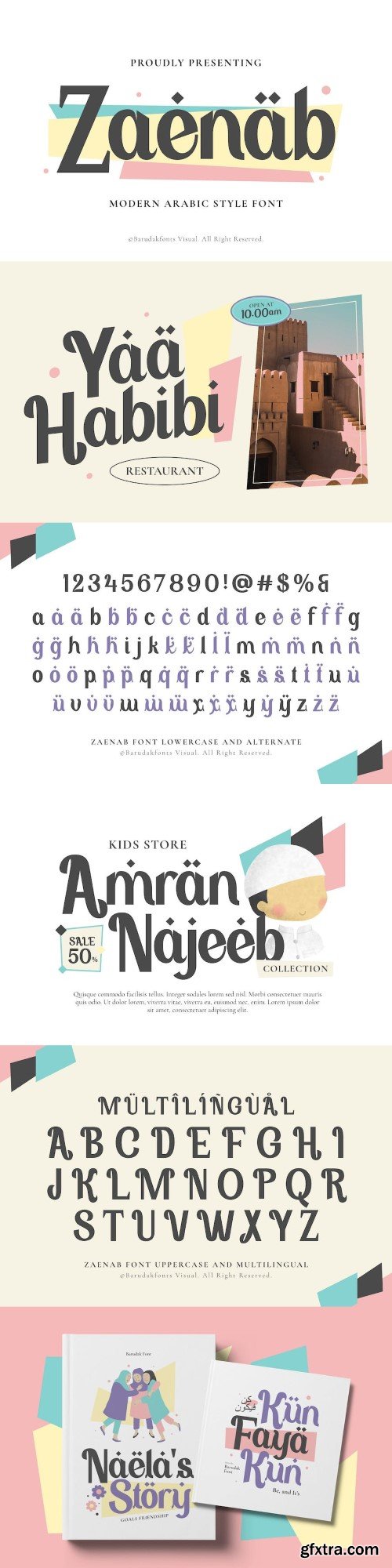 Zaenab - Serif Display Font