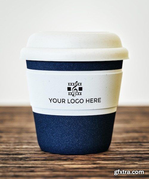 Customizable coffee cup mockup