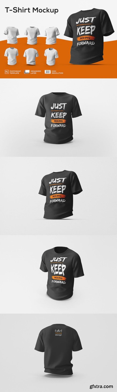 T-Shirt Mockup Set