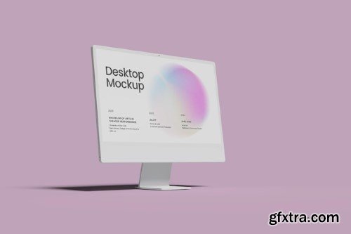 Clay desktop mockup