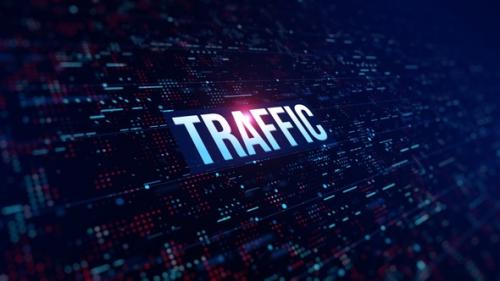 Videohive - Traffic Digital Background - 39605842 - 39605842