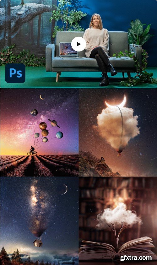 Domestika - Magical Photomontage in Photoshop: Creating Visual Metaphors