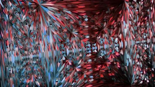 Videohive - Kaleidoscopic Moving Glass Surface of Fractal Mosaic Tiles - 42452182 - 42452182