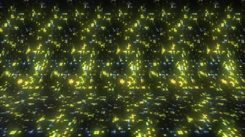 Videohive - Bright Shimmering Squares on Modern Background - 42645905 - 42645905