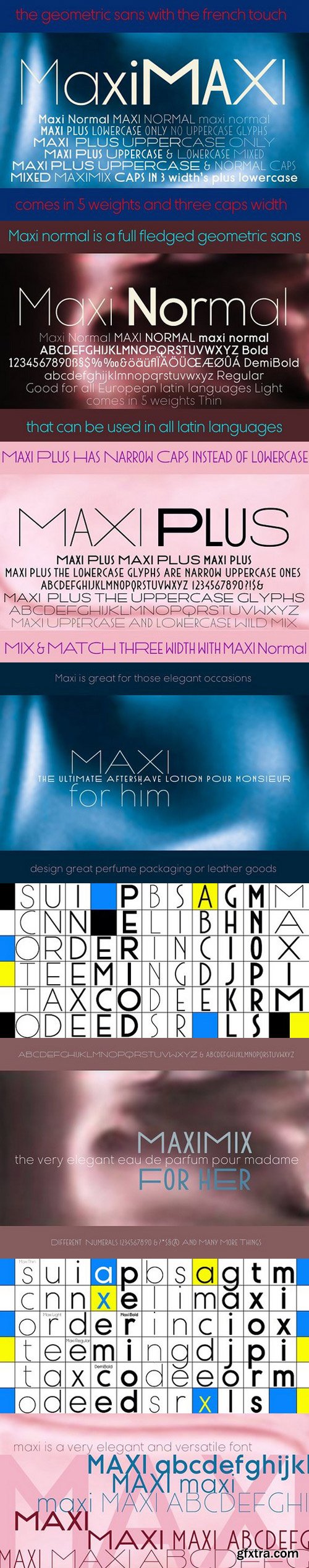 Maxi fonts