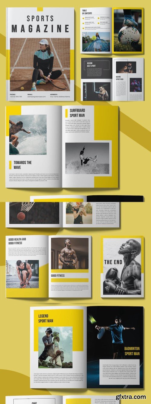 Sport Magazine Template