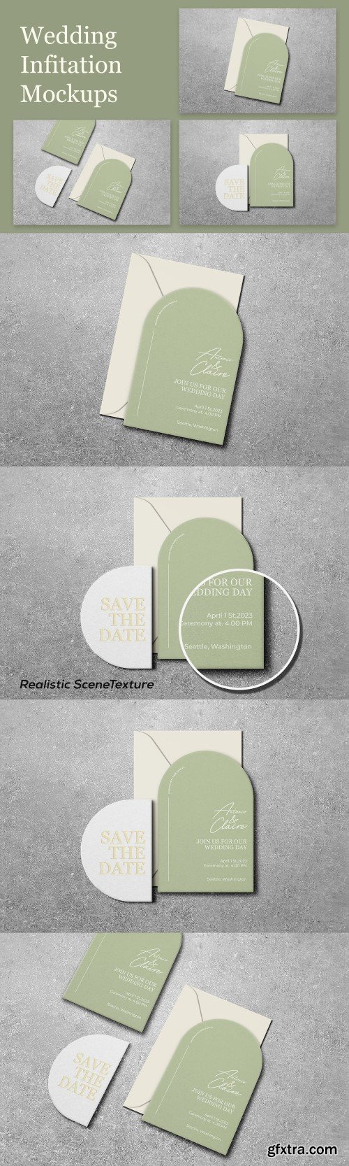 Wedding Invitation Mockup