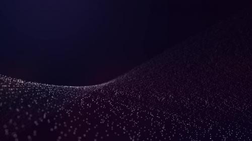 Videohive - abstract wave particles 4k wallpaper animation. Abstract digital particle wave and lights background - 43103871 - 43103871