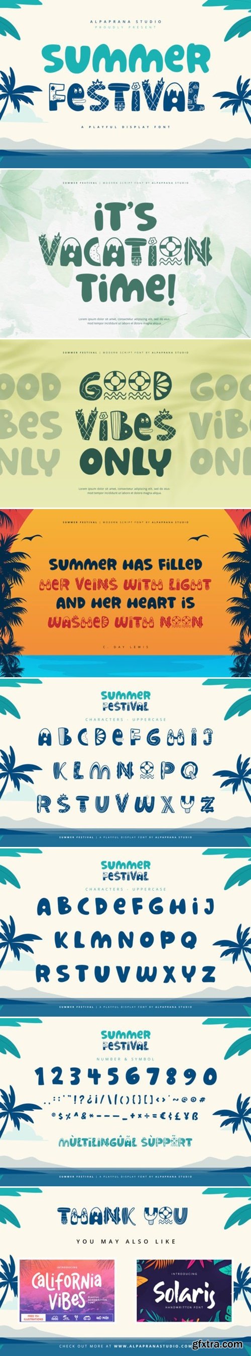 Summer Festival Font