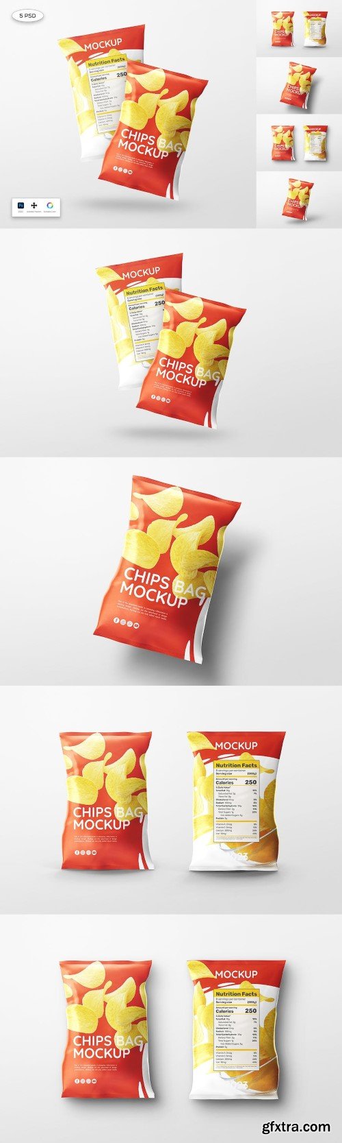 Chips Bag Mockup