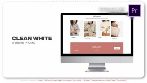 Videohive - Clean White Website Promo - 43126739 - 43126739