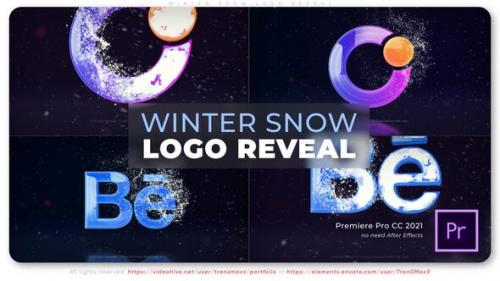 Videohive - Winter Snow Logo Reveal - 43126776 - 43126776