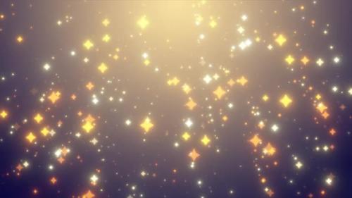 Videohive - Abstract yellow blue and gold bright glowing stars glamorous festive sparkling energy - 43150020 - 43150020