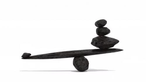 Videohive - Zen Balance Stones on Transparent Background Able to Loop Seamless - 43162752 - 43162752