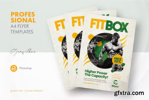 Fitness Trainer Flyer Templates