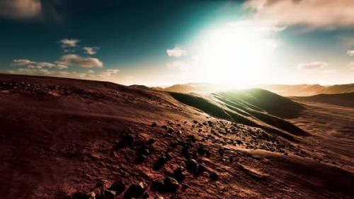 Videohive - Beautiful Sand Dunes in the Sahara Desert at Sunset - 43212813 - 43212813