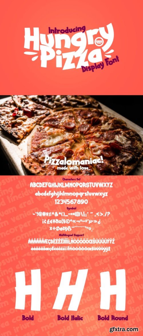 Hungry Pizza Display Font