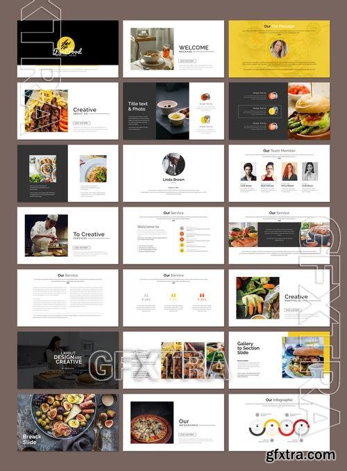 Fast Food Presentation Layout 524349019