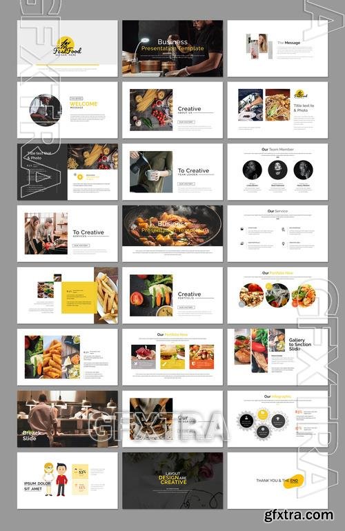 Healthy Food Presentation Layout 524349022