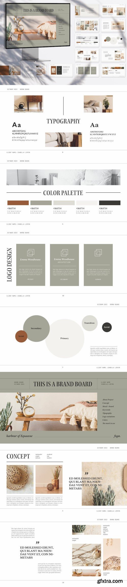 Brand Guideline Layout