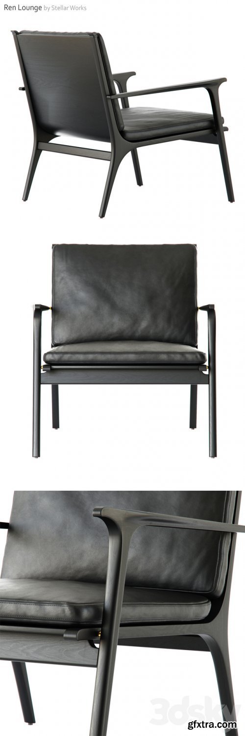 Ren Lounge Chair Large by Stellar Works