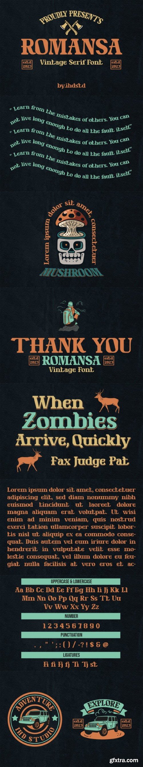 Romansa Vintage Font