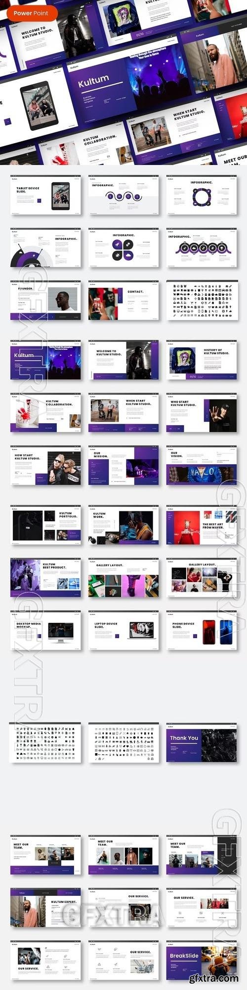 Kultum – Business PowerPoint Template MJDHA3Q