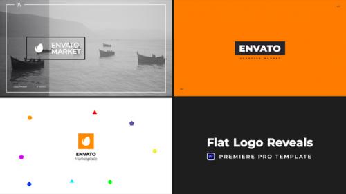 Videohive - Flat Logo Reveals | Premiere Pro - 43162885 - 43162885