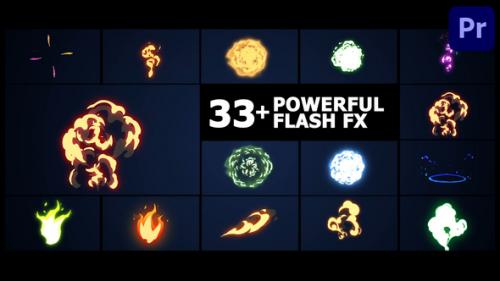 Videohive - Powerful Flash FX Pack | Premiere Pro MOGRT - 43172823 - 43172823