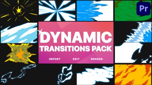 Videohive - Dynamic Transitions | Premiere Pro MOGRT - 43193255 - 43193255