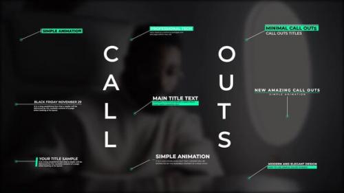 Videohive - Call-Outs | MOGRT - 43193551 - 43193551