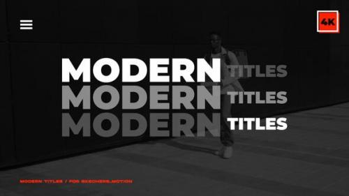 Videohive - Modern Titles | Premiere Pro - 43193575 - 43193575