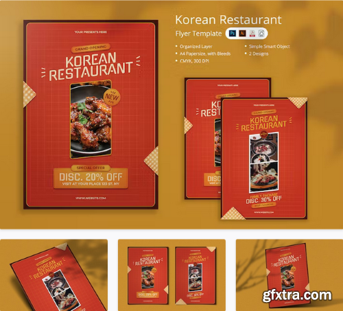 Goyen - Korean Restaurant Flyer