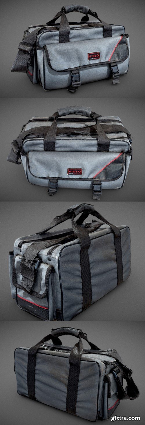 Very old Camera bag 3D model