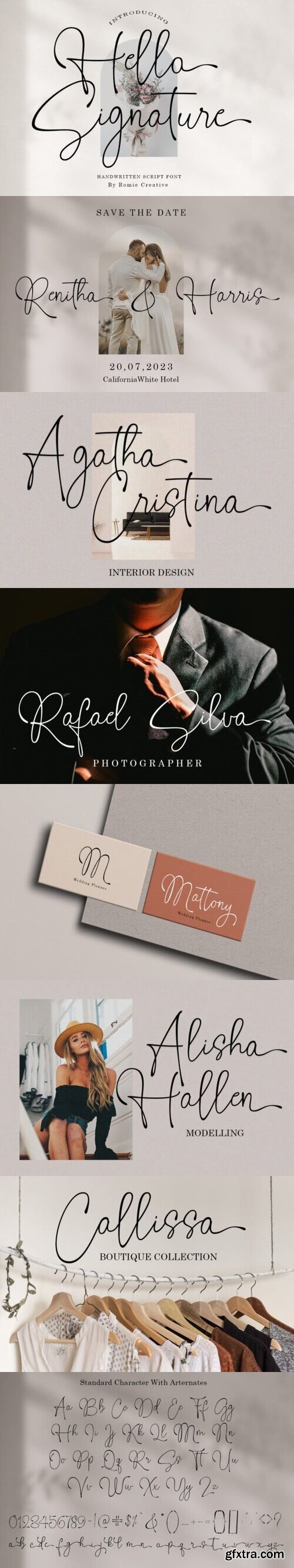 Hello Signature Font